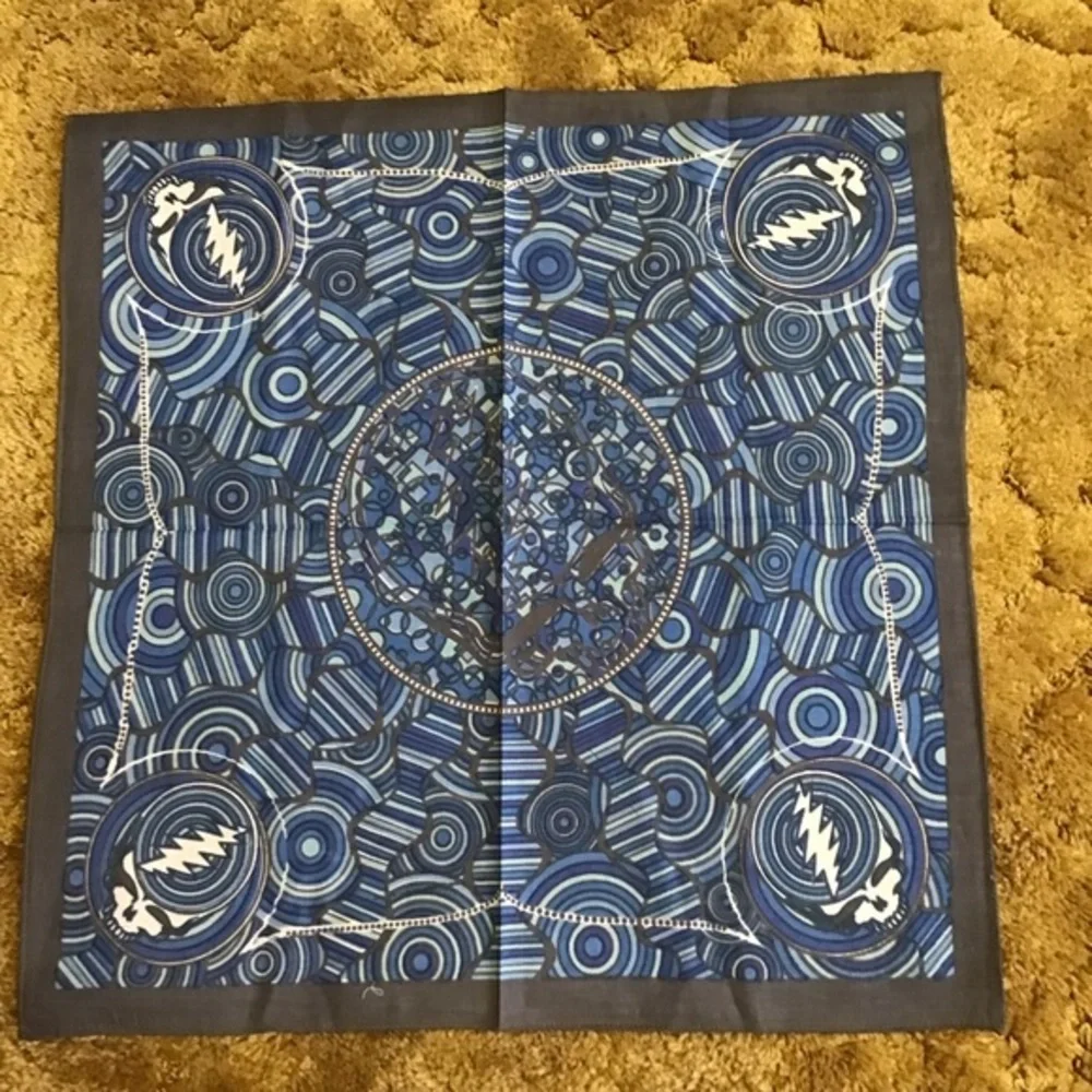 Blue steal your face Grateful Dead bandana